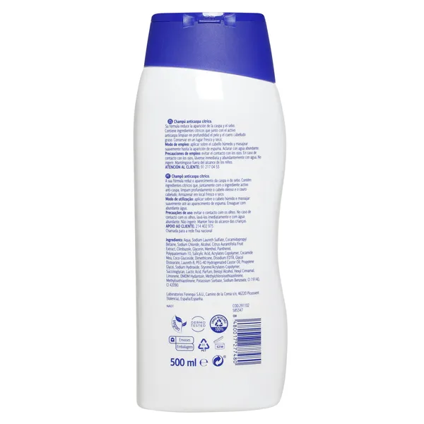 Champú anticaspa cítricos Imaqe de Dia botella 500 ml 2