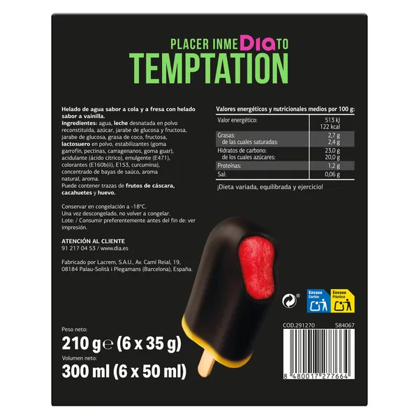 Polos vampiro Dia Temptation 6 x 35 g 4