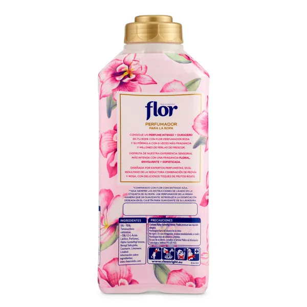 Suavizante perfumado rosa Flor botella 36 lavados 2