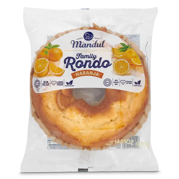 Rondo clásico de naranja Mandul bolsa 400 g