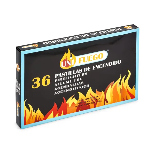 Pastillas de encendido Uni fuego caja 36 unidades 3