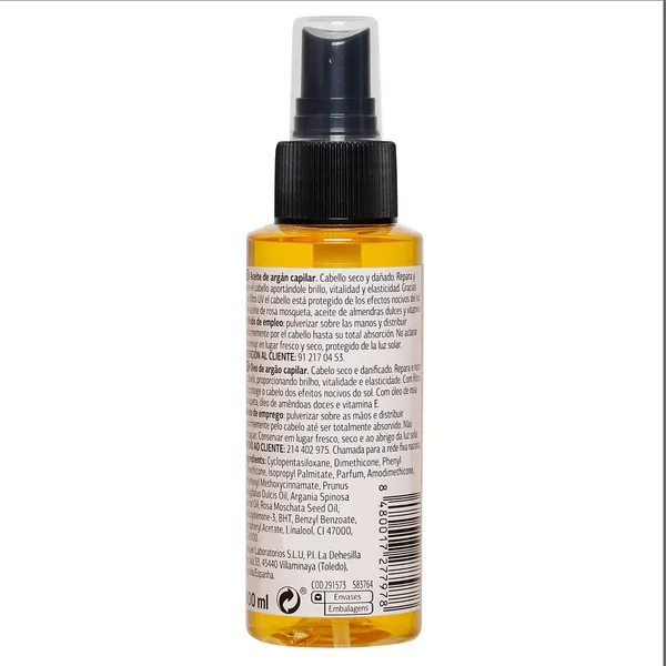 Aceite de argán para pelo seco y dañado Dia Imaqe spray 100 ml 2
