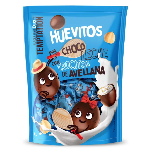 Mini huevos de chocolate rellenos Dia Temptation 150 g 2