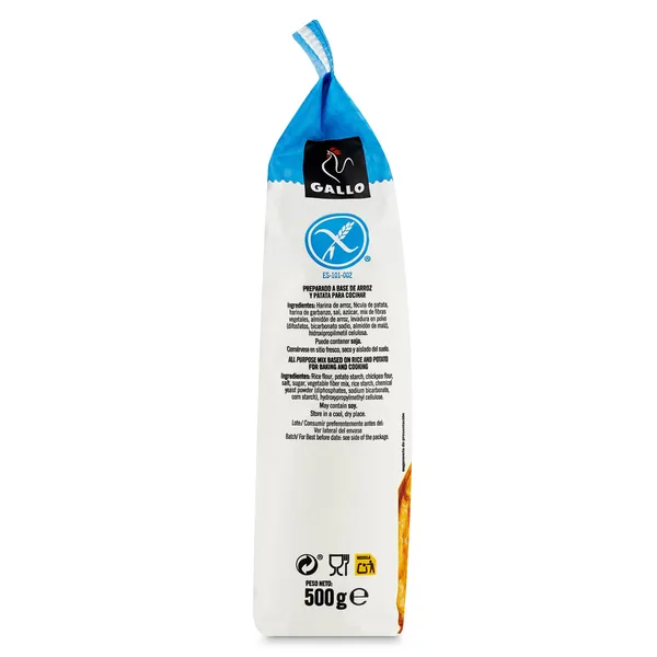 Harina mix sin gluten Gallo 500 g 4