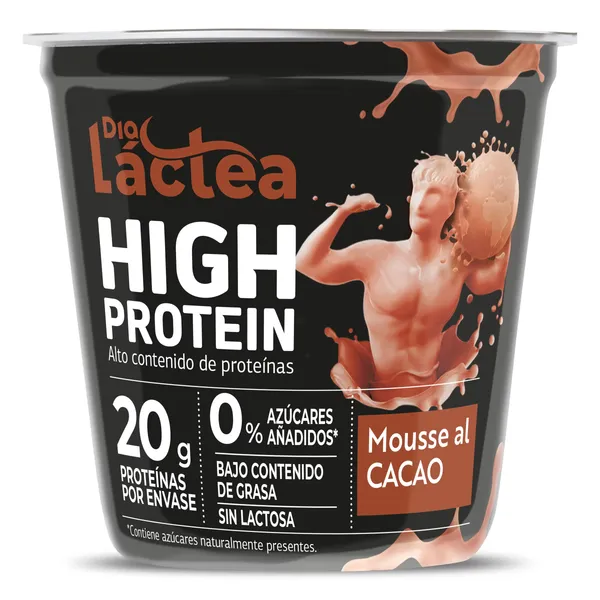 Mousse de cacao alta en proteínas Dia Láctea 200 g 3