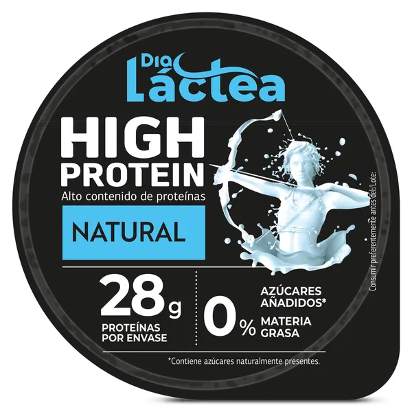 Postre lácteo natural alto en proteína Dia Láctea vaso 300 g 2