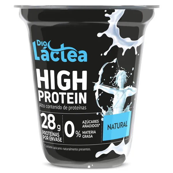 Postre lácteo natural alto en proteína Dia Láctea vaso 300 g 3