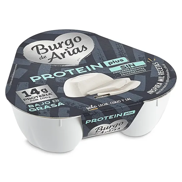 Queso fresco protein plus Burgo de Arias 3 x 70 g 3