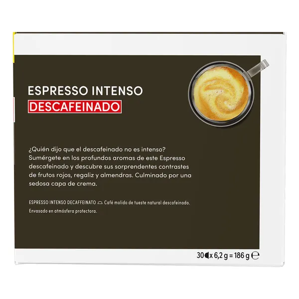 Cápsulas de café espresso intenso descafeinado red Dolce Gusto 30 unidades 3