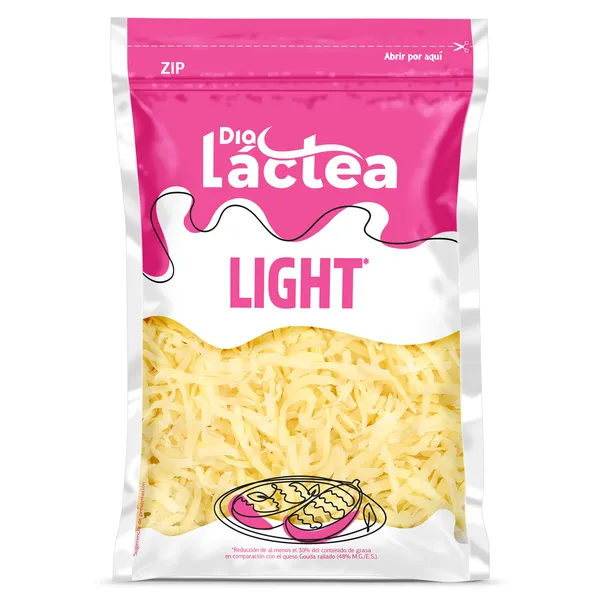 Queso light rallado Dia Láctea bolsa 150 g