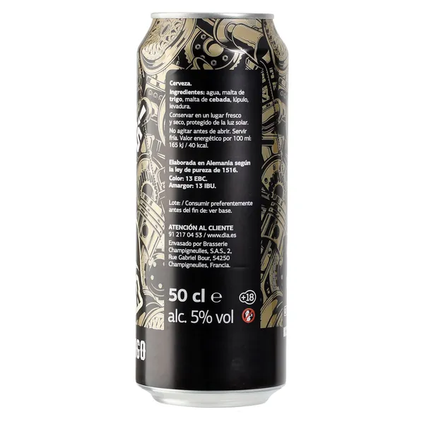 Cerveza de trigo Dia Ramblers 50 cl 5