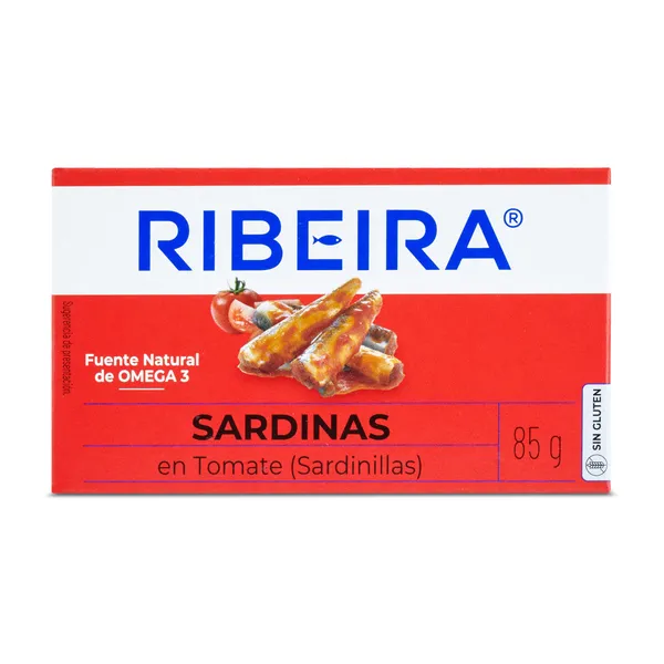 Sardinas en tomate Ribeira 55 g 2