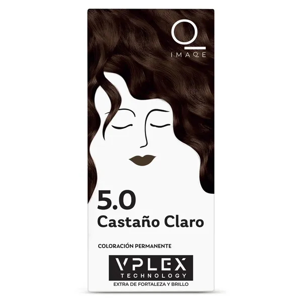 Tinte pelo permanente color castaño claro nº 5.0 Imaqe de Dia caja 1 unidad 2