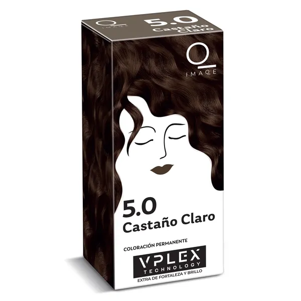 Tinte pelo permanente color castaño claro nº 5.0 Imaqe de Dia caja 1 unidad