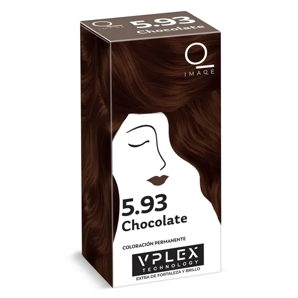 Tinte pelo permanente color chocolate N.º 5.93 Dia Imaqe caja 1 unidad