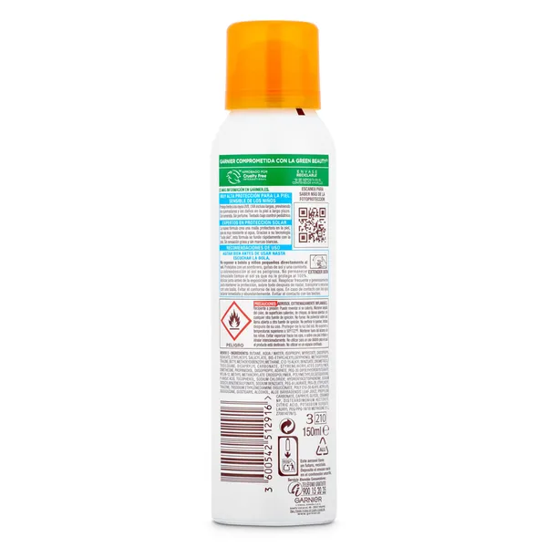 Bruma protectora solar anti-arena infantil spf 50+ Delial spray 150 ml 2