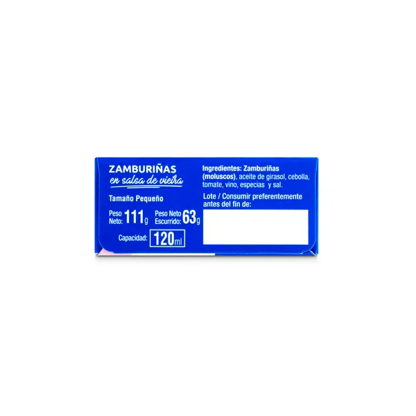 Zamburiña en salsa vieira Galica lata 63 g 3