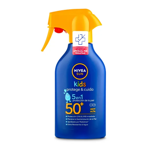 Protector solar infantil protege & cuida spf 50+ Nivea spray 270 ml