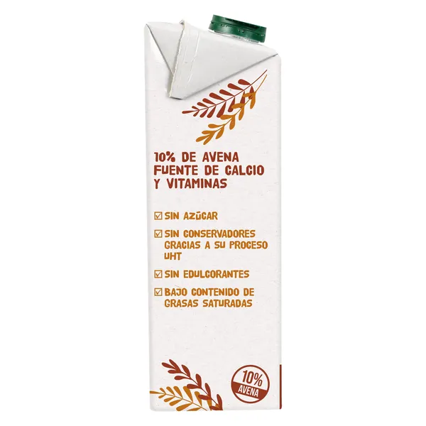 Bebida de avena 0% azúcares Vegedia brik 1 l 3