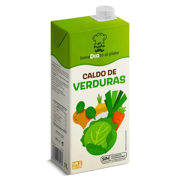 Caldo de verduras Dia Al Punto brik 1 L