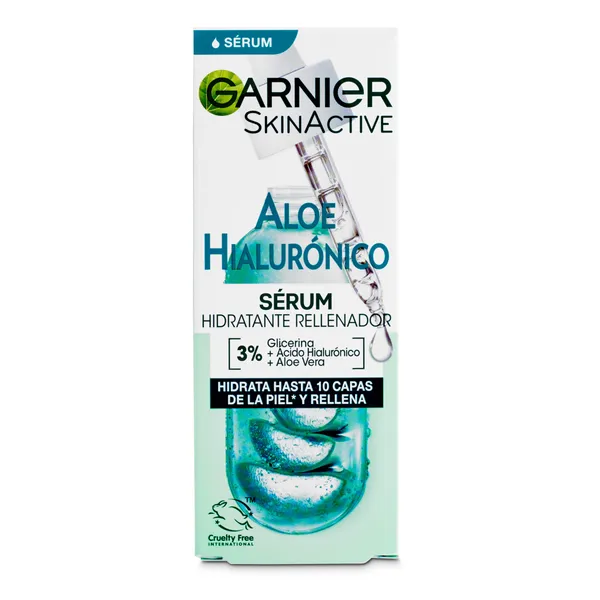 Sérum hidratante con aloe + ácido hialurónico Garnier caja 30 ml 2