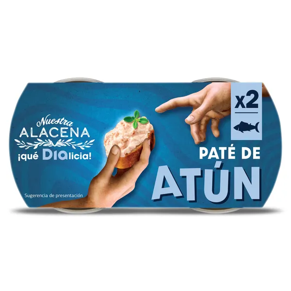 Paté de atún  Dia Nuestra Alacena pack 2 x 75 g 2