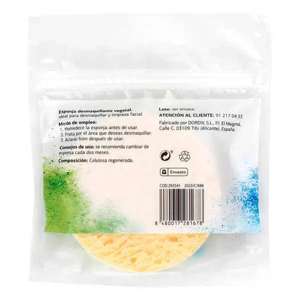 Esponjas vegetales limpiadoras y desmaquillantes Dia Imaqe 2 unidades 3