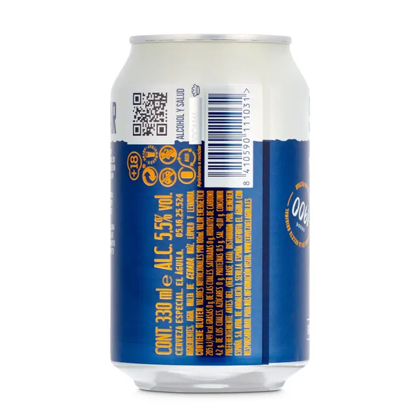 Cerveza sin filtrar El águila 33 cl 3