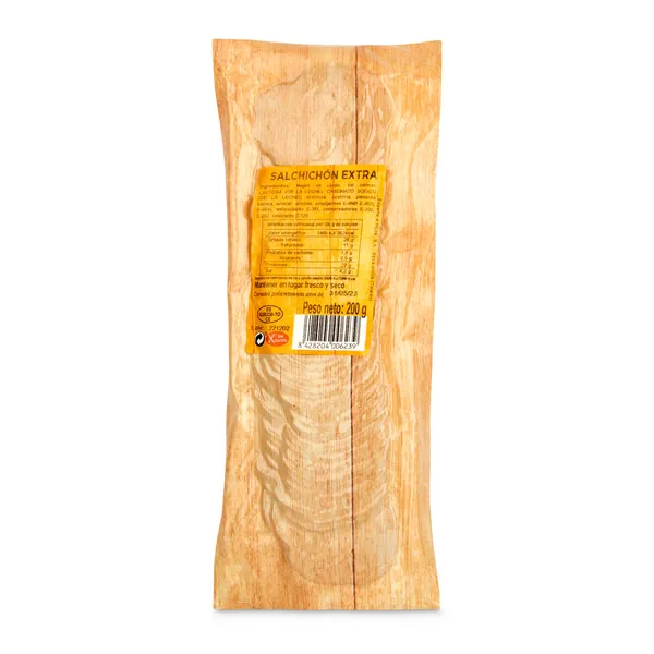 Salchichón extra cortado España e hijos sobre 200 g 2