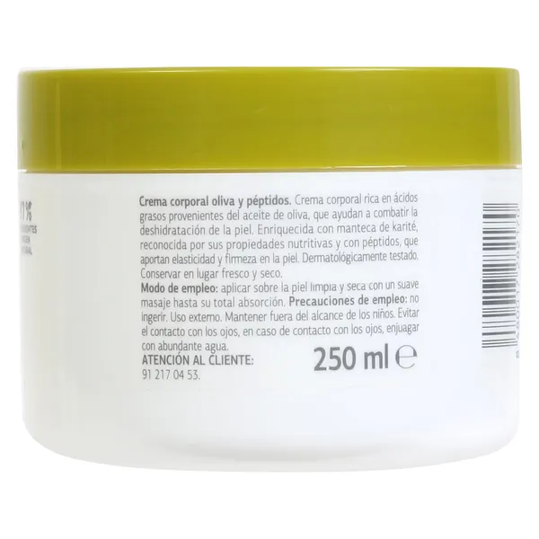 Crema corporal nutritiva oliva y péptidos Dia Imaqe 250 ml 3