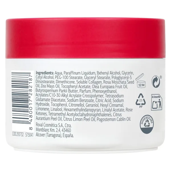 Crema corporal regeneradora rosa mosqueta y colágeno Imaqe de Dia bote 250 ml 2