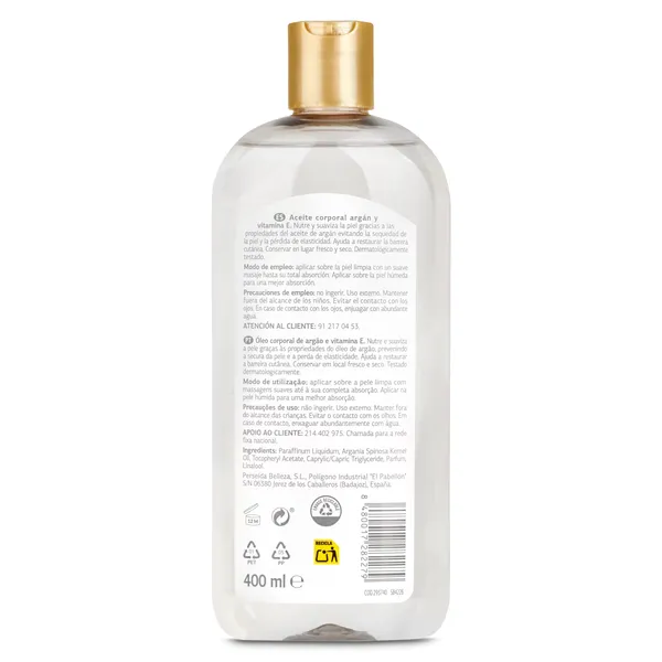 Aceite corporal argán Imaqe de Dia botella 400 ml 2