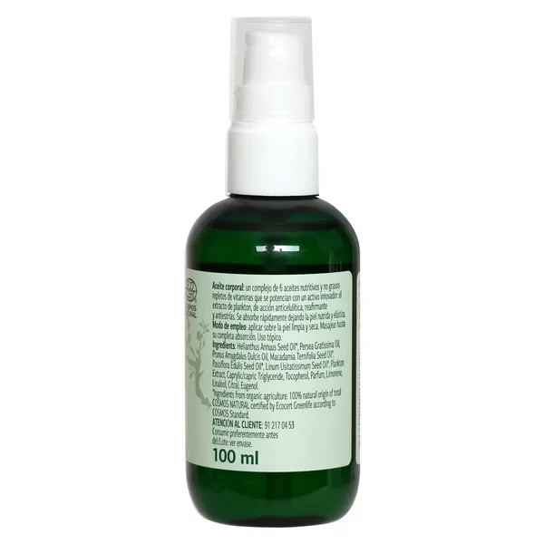 Aceite corporal natural anticelulítico ecocert Dia Imaqe botella 100 ml 2