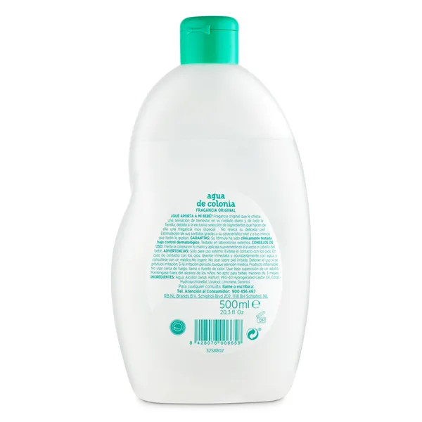 Agua de colonia infantil Nenuco bote 500 ml 2
