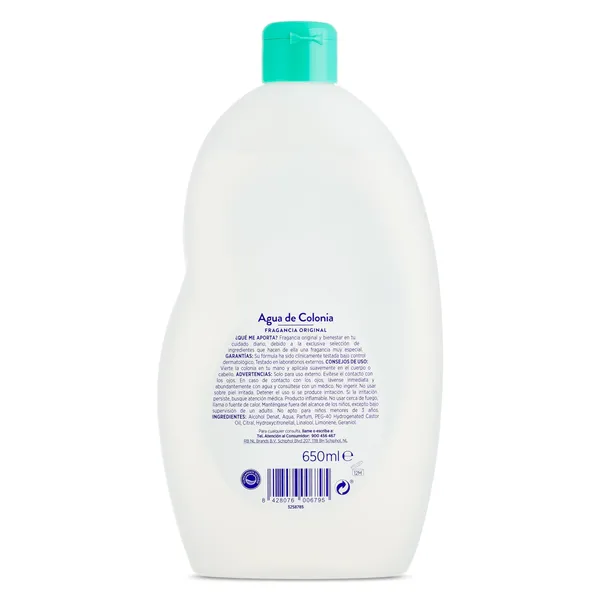 Agua de colonia fragancia original Nenuco botella 650 ml 2