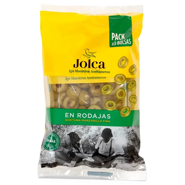 Aceitunas manzanilla en rodajas Jolca 3 x 50 g 2
