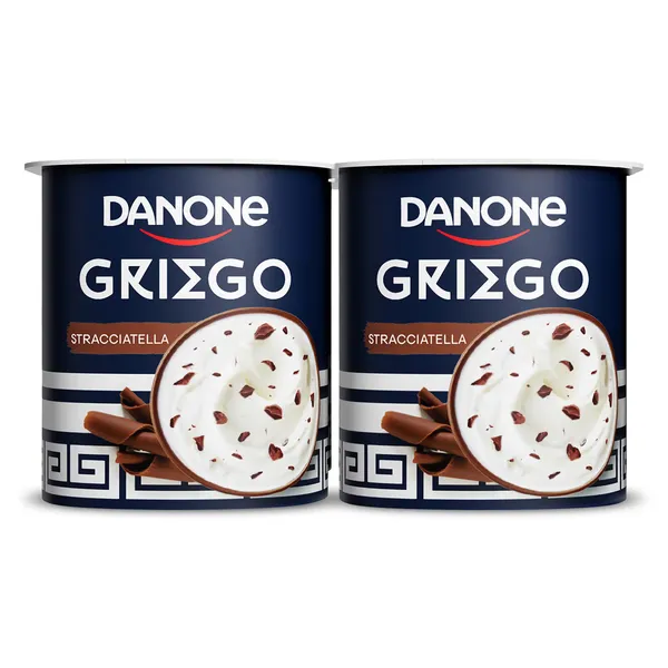 Yogur griego stracciatella Danone vaso 4 x 110 g 2