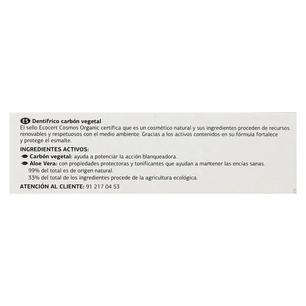 Pasta de dientes blanqueadora carbón vegetal Ecocert Dia Imaqe 75 ml 4