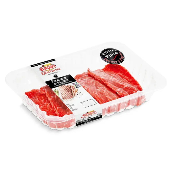 Escalopín de vacuno extratierno Elpozo Extratiernos bandeja 350 g aprox.