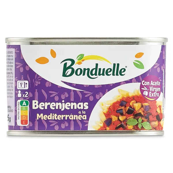 Berenjenas a la mediterránea Bonduelle 375 g