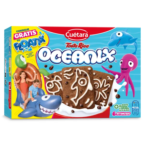 Galletas con pepitas de chocolate oceanix Cuétara Tostarica 400 g 2