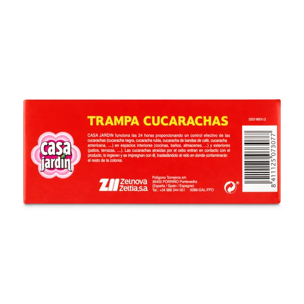 Trampa para cucarachas Casa Jardín caja 6 unidades 4
