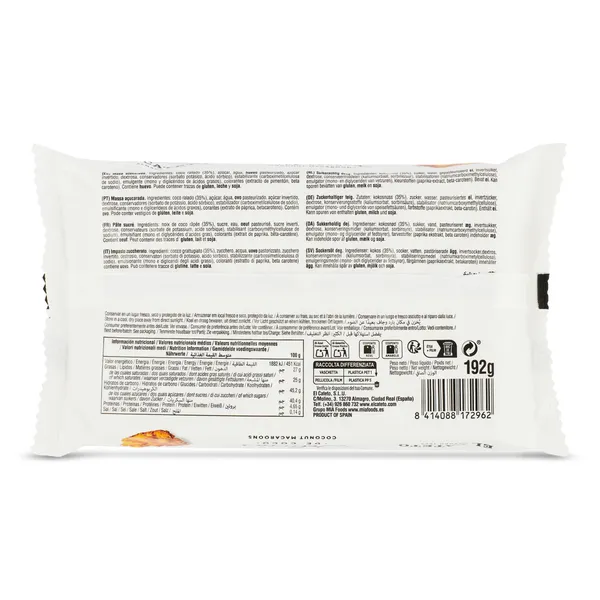Delicias de coco El cateto blister 192 g 3