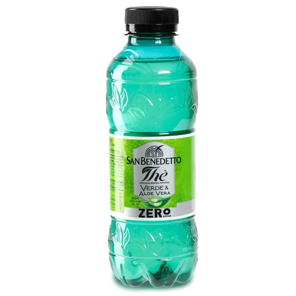 Refresco de té verde con aloe vera zero San Benedetto botella 50 cl