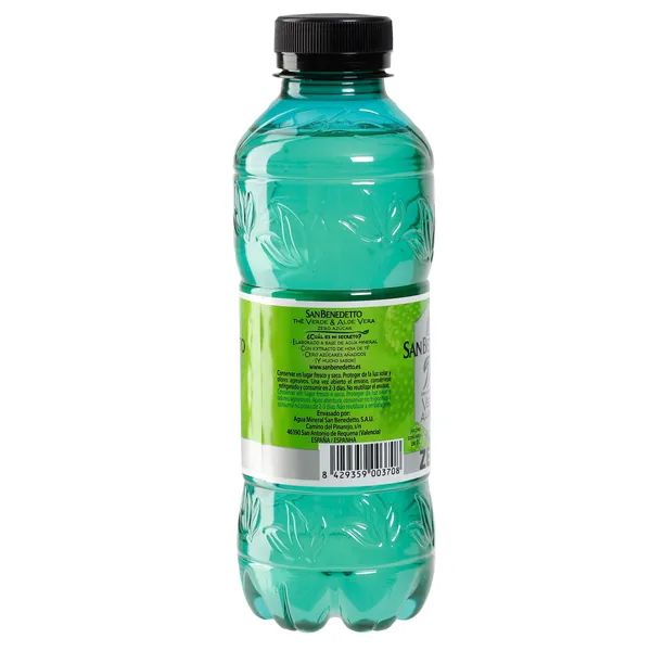 Refresco de té verde con aloe vera zero San Benedetto botella 50 cl 3