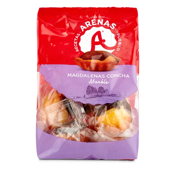 Magdalenas concha mármol Arenas bolsa 165 g 2