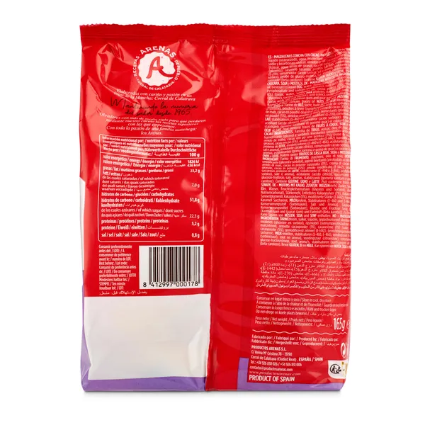 Magdalenas concha mármol Arenas bolsa 165 g 3