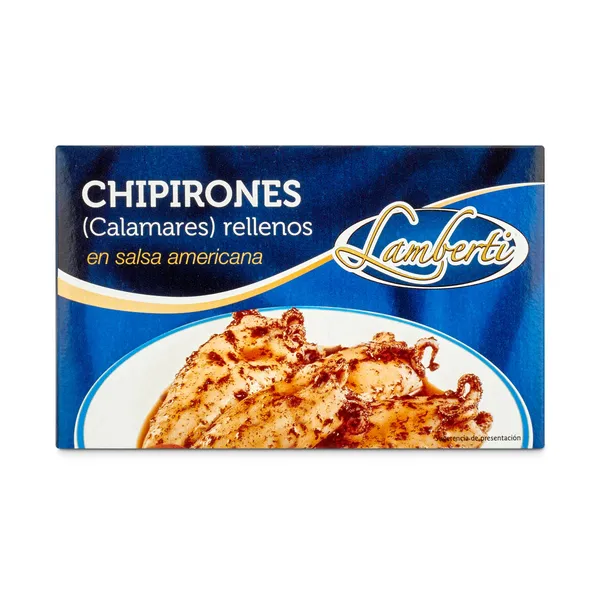 Chipirones rellenos en salsa americana Lamberti lata 72 g 2