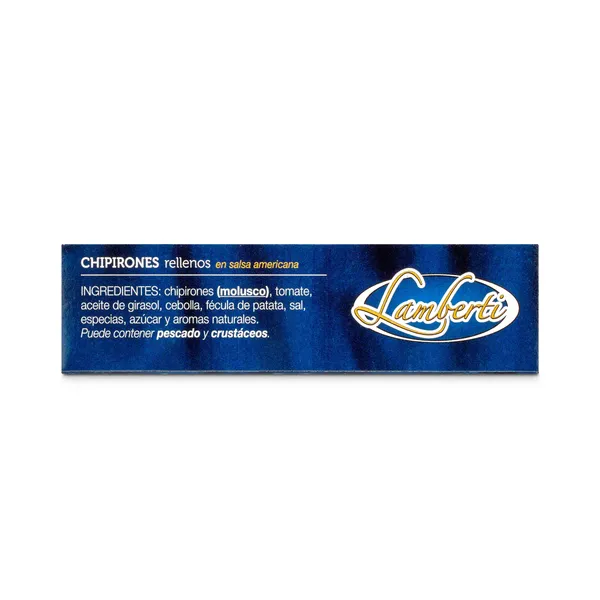 Chipirones rellenos en salsa americana Lamberti lata 72 g 3