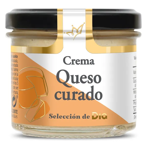 Crema de queso curado con aceite de oliva virgen extra Nuestra Alacena de Dia frasco 110 g